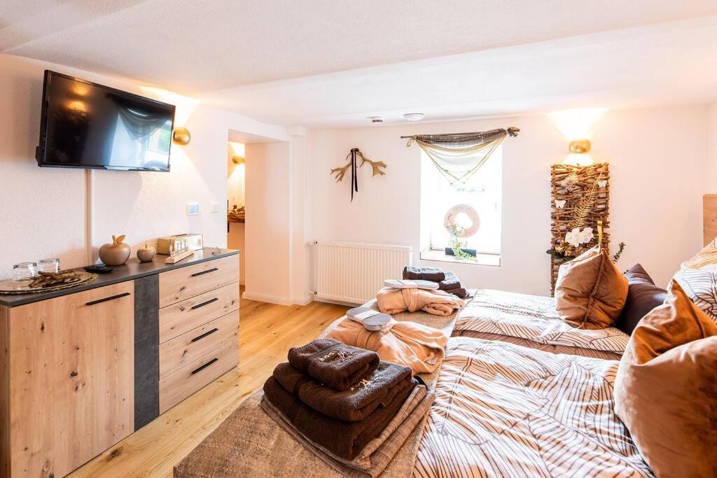 Chalet Vitaspa - Whirlpool & Sauna Privatspa Pegnitz Buitenkant foto