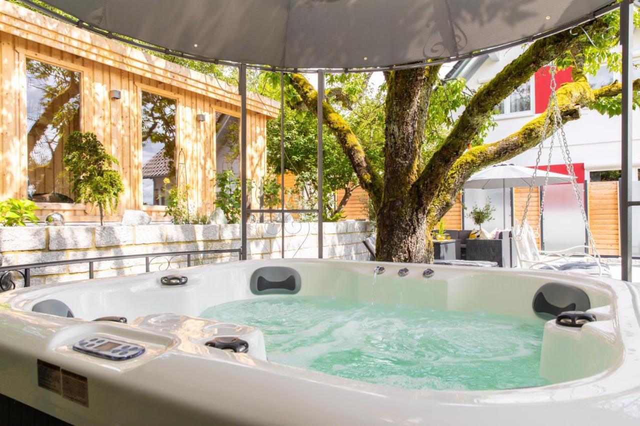 Chalet Vitaspa - Whirlpool & Sauna Privatspa Pegnitz Buitenkant foto