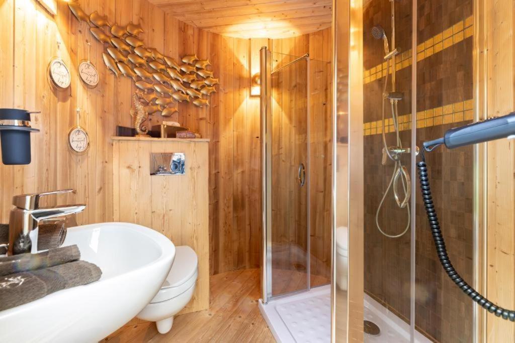 Chalet Vitaspa - Whirlpool & Sauna Privatspa Pegnitz Buitenkant foto