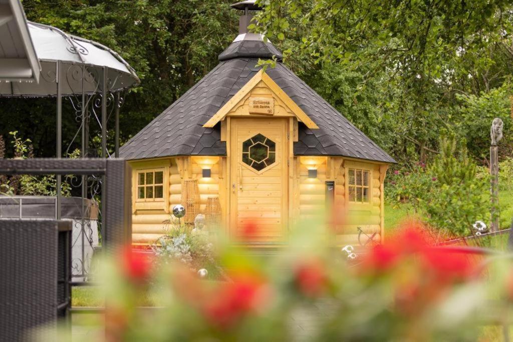 Chalet Vitaspa - Whirlpool & Sauna Privatspa Pegnitz Buitenkant foto