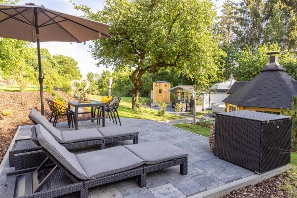 Chalet Vitaspa - Whirlpool & Sauna Privatspa Pegnitz Buitenkant foto
